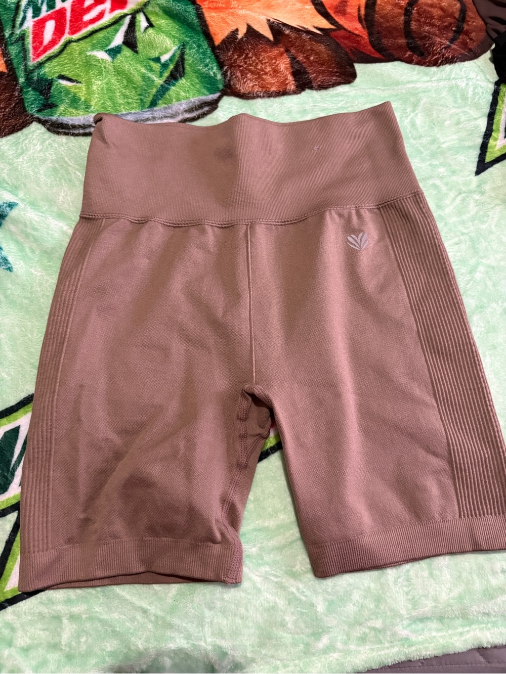 Forever 21 Mauve Seamless High-Waist Bike Shorts
